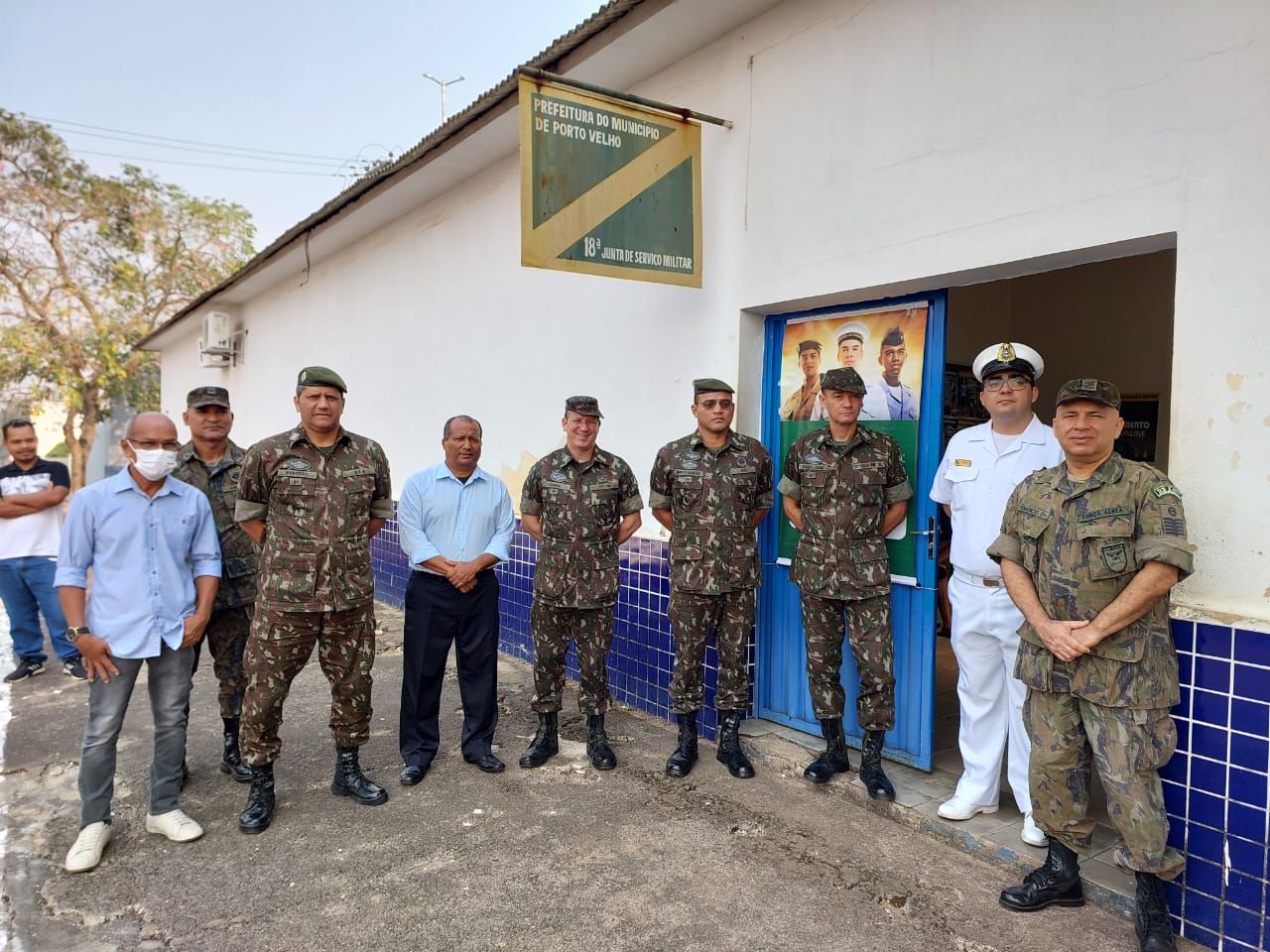 MUNICÍPIO RECEBEU VISITA DO COMANDO DO POSTO DE RECRUTAMENTO DO