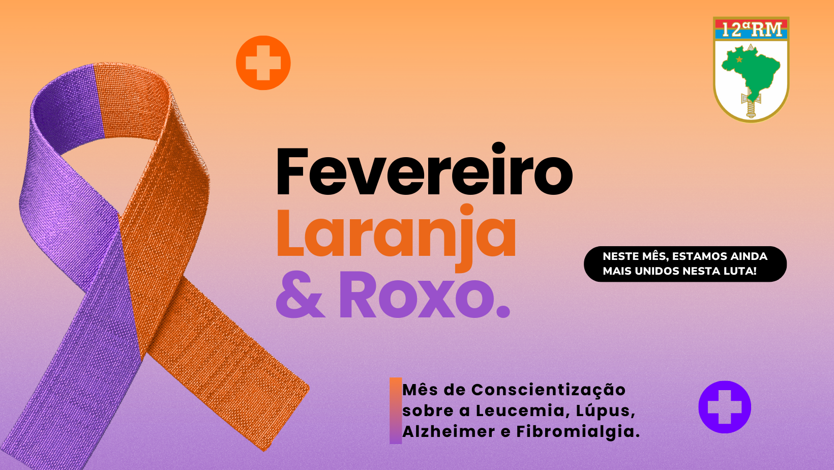 Campanha Fevereiro Laranja & Roxo