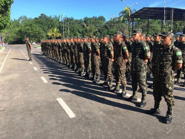 Companhia de Comando da 12ª Região Militar incorpora novo contingente