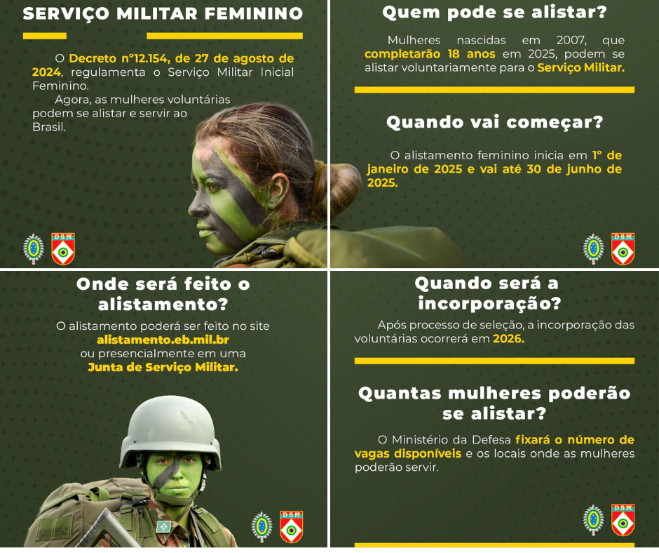 Serviço Militar Feminino 